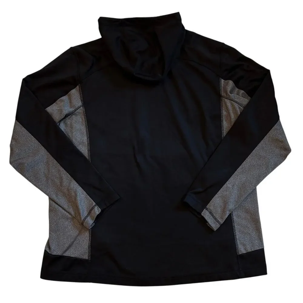 The North Face Cinder Hoodie Mens Size XL Black Fleece Lined Full Zip Outdoor